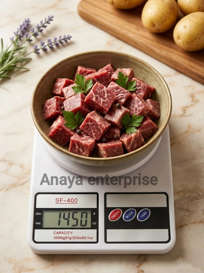 High-quality Digital Electronic Kitchen Scale LCD Display -10kg (19cmx25cmx 5cm)